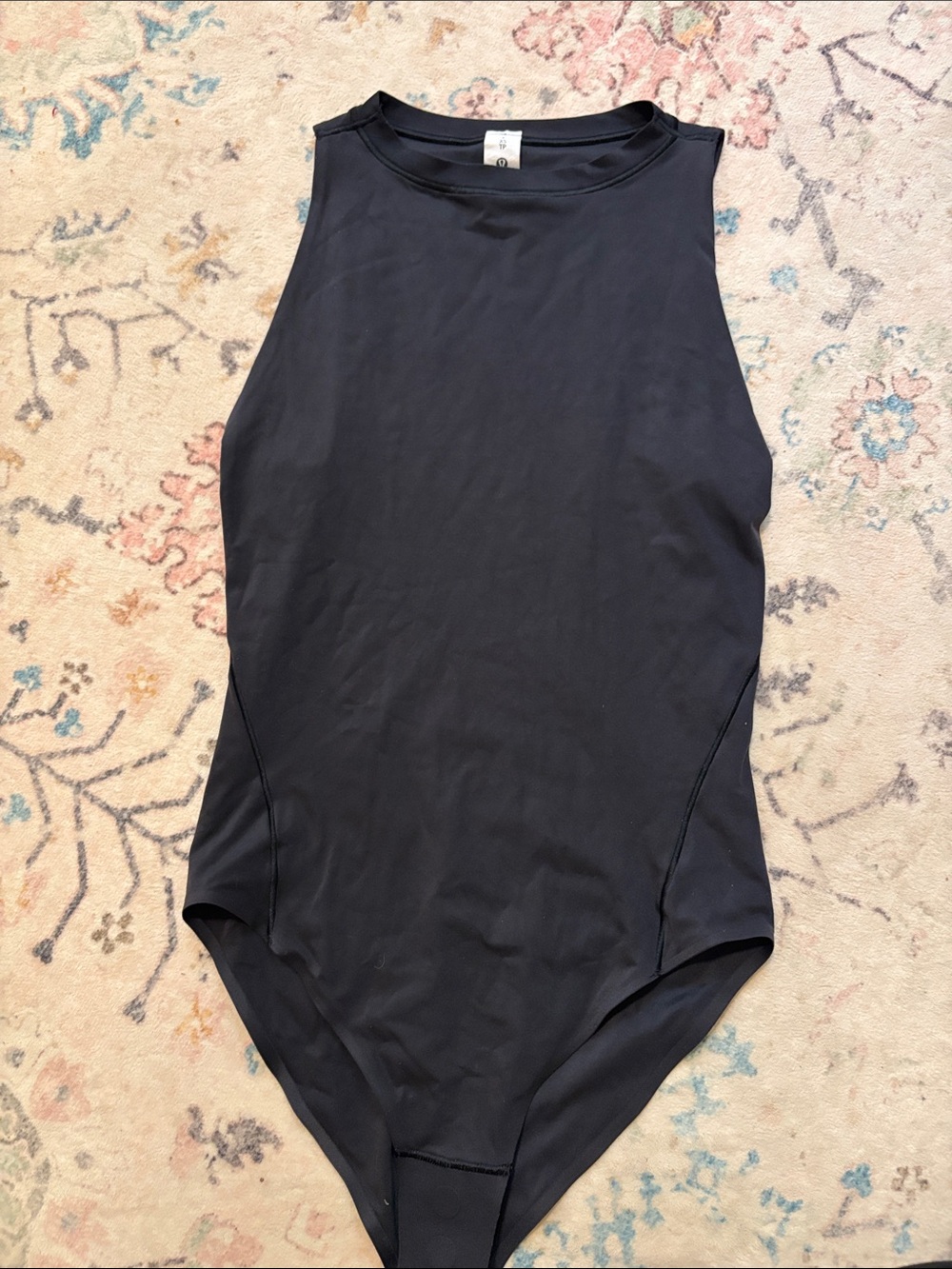 Lululemon Wundermost Ultra-Soft Nulu High-Neck Sleeveless Bodysuit. Size XS
